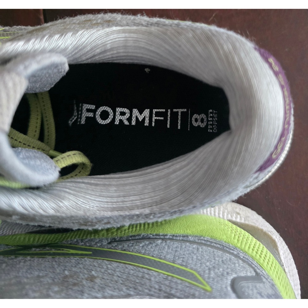 ASICS Gel Nimbus 24 Running Shoes Women's Gray Neon Size 6.5 - Picture 4 of 8